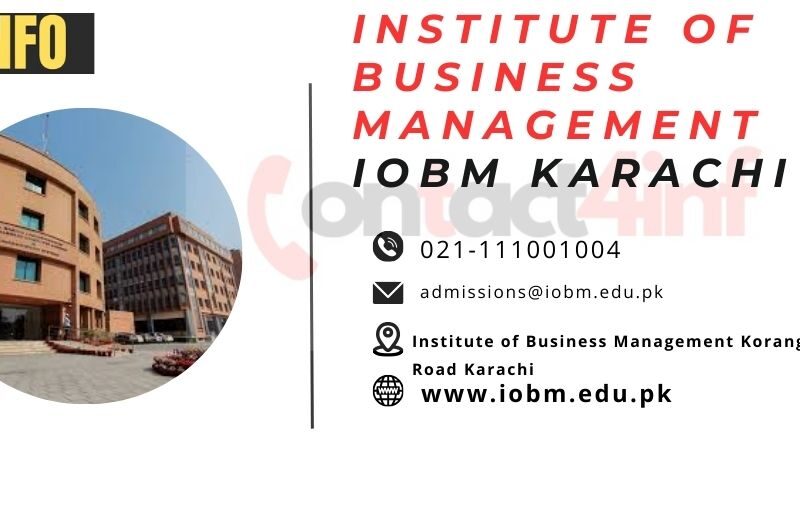 IOBM Contact Number, Institute of Business Management Email Address