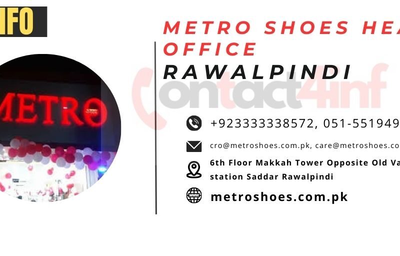 Metro Shoes Head office Contact No, Map Location Address