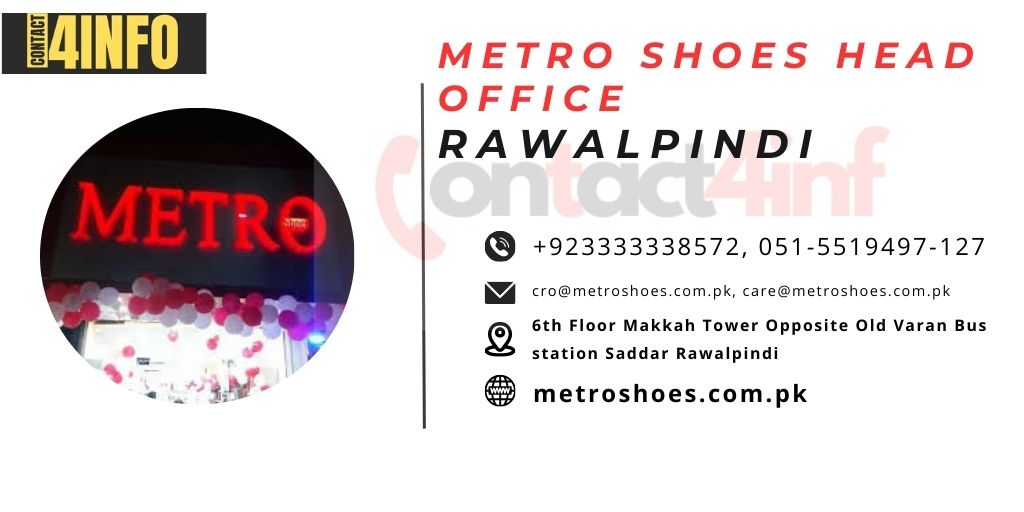 Metro Shoes Head office
Contact Number