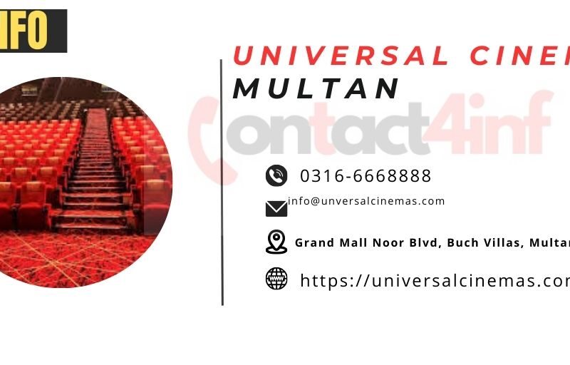 Universal Cinema Multan Contact No, Map Location & Booking