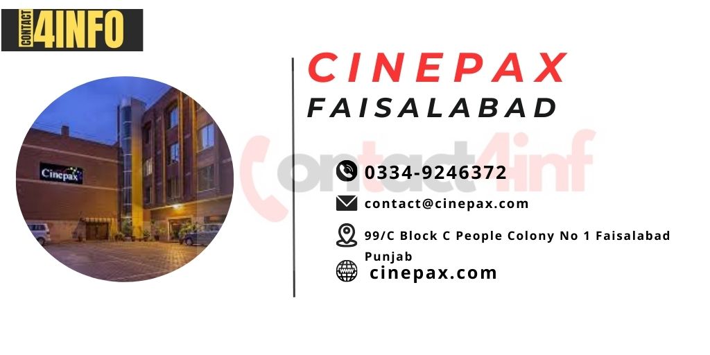 Cinepax Faisalabad Contact Number