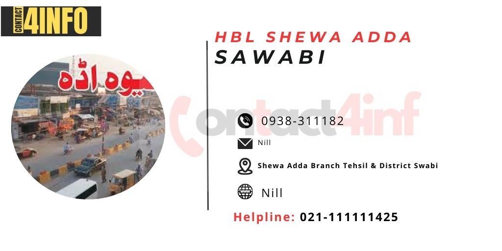 HBL Shewa Adda Swabi 