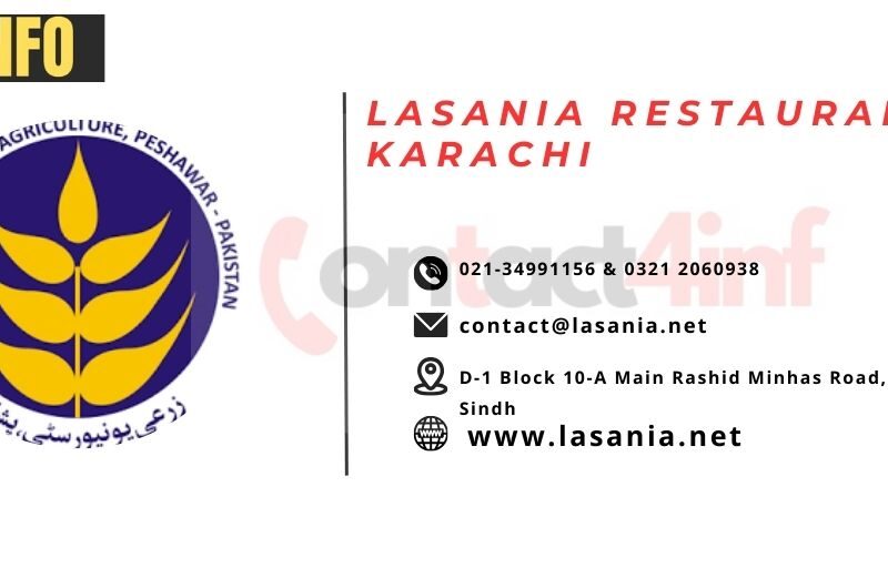 Lasania Restaurant Karachi Contact No & Address