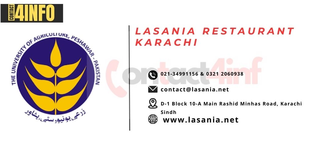 Lasania Restaurant Karachi Contact No