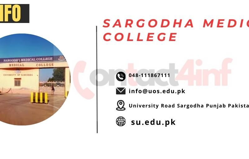 Sargodha Medical College Contact Number & Email Address