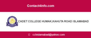 Cadet College Humak Contact Number and Address