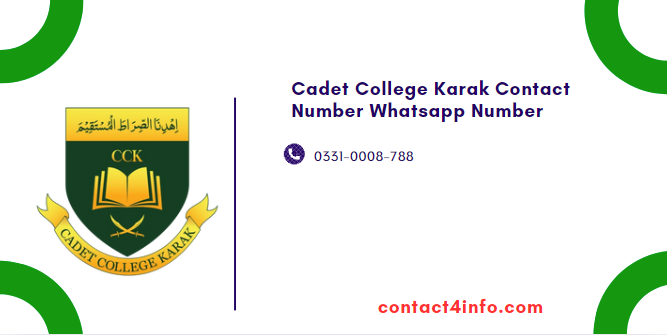 Cadet College Karak Whatsapp Number Contact Number