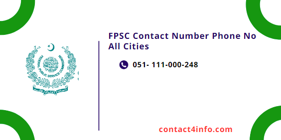 Federal Public Service Commission FPSC Contact Number Phone No All Cities